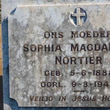 NORTIER Sophia Magdalena 1888-1942