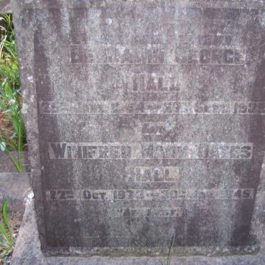 HALL Benjamin George 1864-1935 &amp; Winifred Mary Oates 1873-1945
