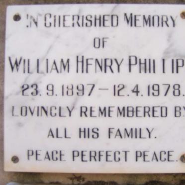 PHILLIPS William Henry 1897-1978