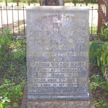 HART Joseph William 1863-1943 &amp; Marion Wilson 1872-1954