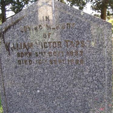 TAPSON William Victor 18?7-1888