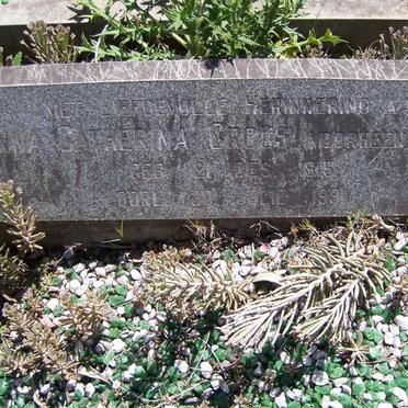 CROUS Anna Catherina voorheen HOLL 1915-1991