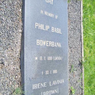 DAY Philip Basil Bowerbank 1898-1995 &amp; Irene Lavinia BROWN 1901-2000