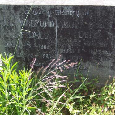 DELL Cliff 1888-1963 &amp; Audrey Joyce RANGER 1894-1975