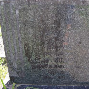 DOWNIE Joseph 1881-1959 &amp; Mary FOXCROFT 1875-1958