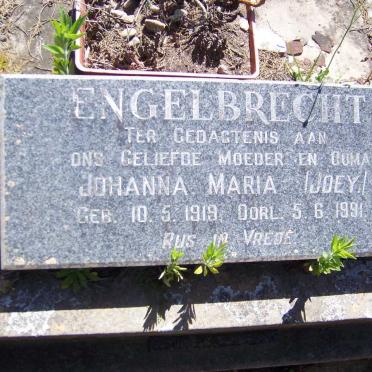 ENGELBRECHT Johanna Maria 1919-1991