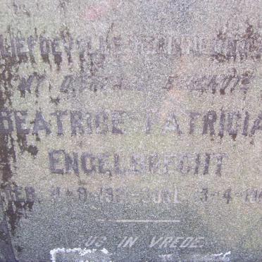 ENGELBRECHT Beatrice Patricia 1921-1960