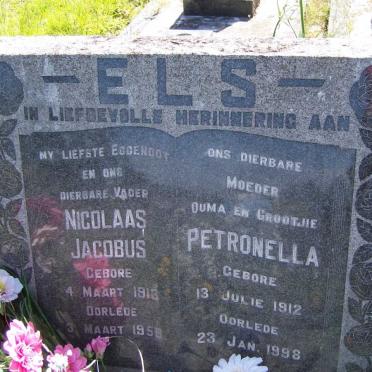 ELS Nicolaas Jacobus 1913-1959 &amp; Petronella 1912-1998