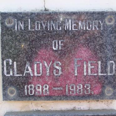FIELD Gladys 1898-1983