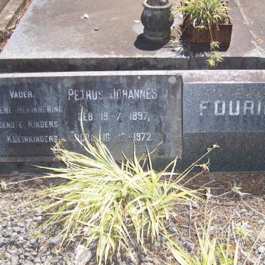 FOURIE Petrus Johannes 1897-1972
