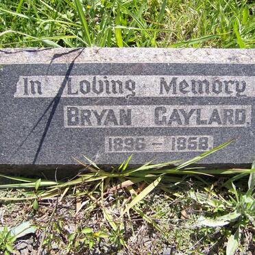 GAYLARD Bryan 1896-1958