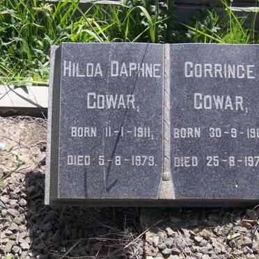GOWAR Gorringe 1901-1974 &amp; Hilda Daphne 1911-1979