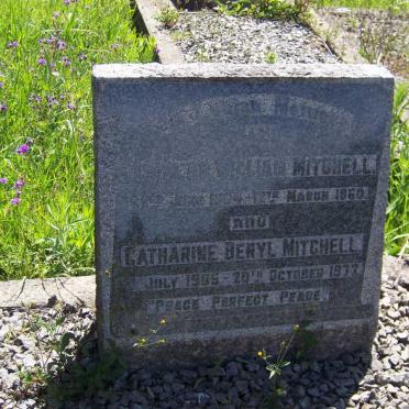 MITCHELL Nicolas William 1904-1960 &amp; Catherine Beryl 1905-1972