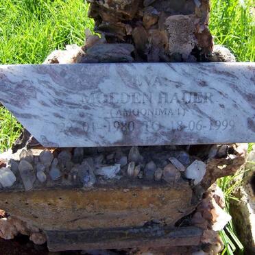 MOLDENHAUER Eva 1980-1999