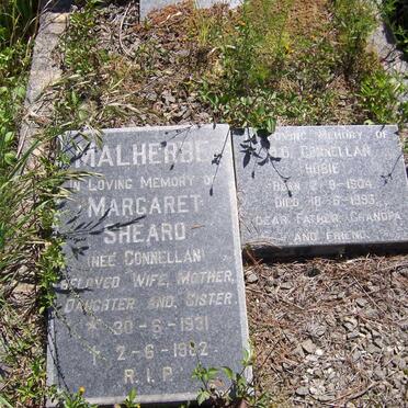 MALHERBE Margaret Sheard nee CONNELLAN 1931-1982 :: CONNELLAN H.B. 1904-1995