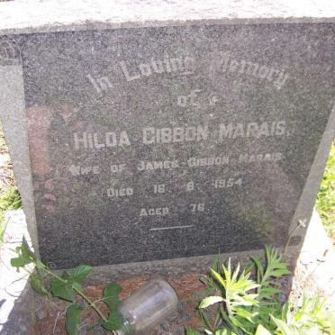 MARAIS Hilda Gibbon -1954