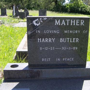 MATHER Harry Butler 1923-1989