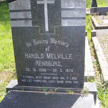 RENSBURG Harold Melville 1905-1978