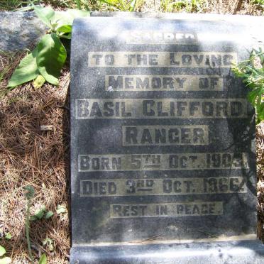 RANGER Basil Clifford 1903-1966