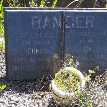 RANGER Vernon 1891-1982 &amp; Ida 1894-1974