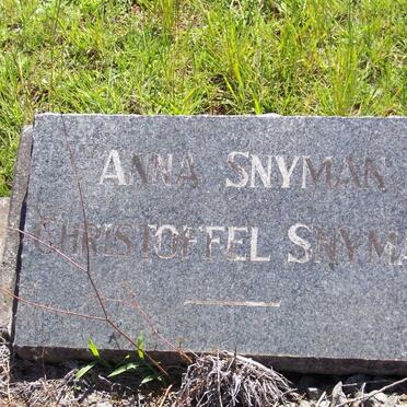 SNYMAN Christoffel &amp; Anna