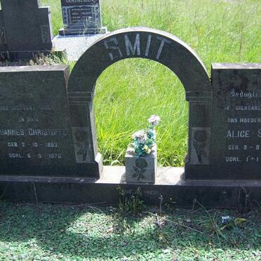SMIT Johannes Christoffel 1893-1976 &amp; Alice Sophia 1901-1975