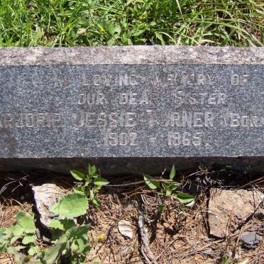 TURNER Leslie Stephen 1889-1956 &amp; Marjorie Jessie BROWN 1902-1965