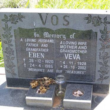 VOS Eben 1920-1985 &amp; Veva 1928-2002
