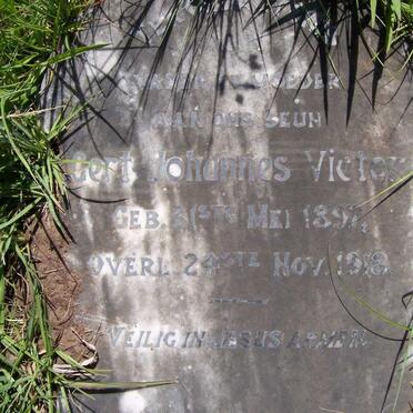 VICTOR Gert Johannes 1897-1918