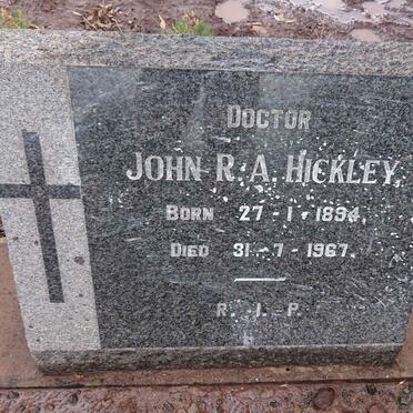 HICKLEY John R.A. 1894-1967