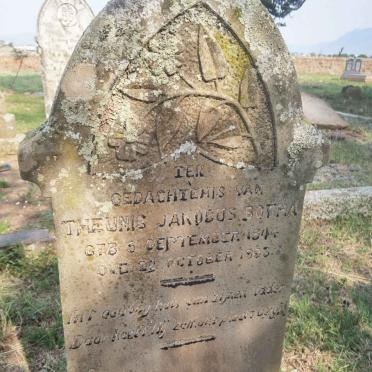 BOTHA Theunis Jakobus 1844-1893