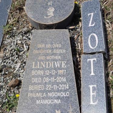 ZOTE Lindiwe 1977-2014