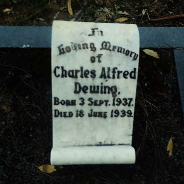 DEWING Charles Alfred 1937-1939