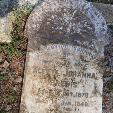 BREWIS Aletta Johanna 1879-1940