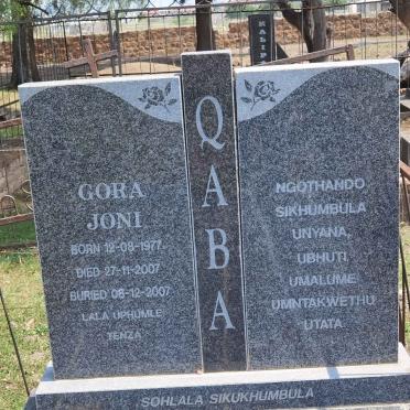 QABA Gora Joni 1977-2007