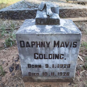 GOLDING Daphne Mavis 1928-1928