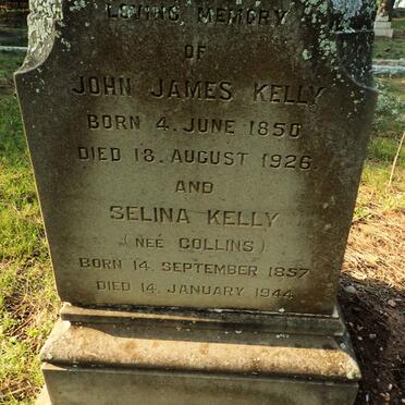 KELLY John James 1850-1926 &amp; Selina COLLINS 1857-1944