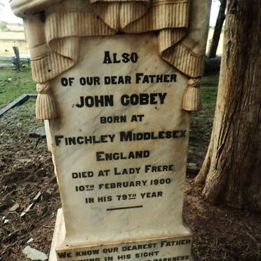 GOBEY John -1900