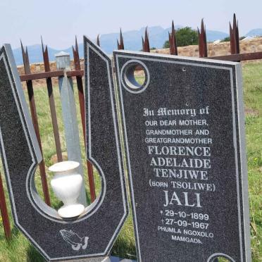 JALI Florence Adelaide Tenjiwe nee TSOLIWE 1899-1967