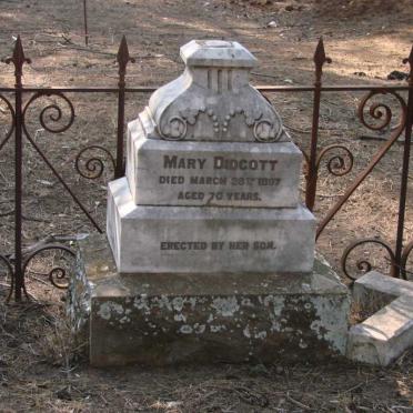 DIDCOTT Mary -1897