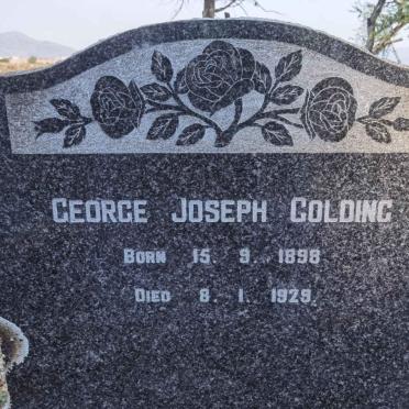 GOLDING George Joseph 1898-1929