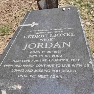 JORDAN Cedric Lionel 1937-2002