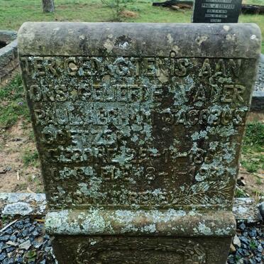 COETZER Paul Abrham Jacobus 1851-1930