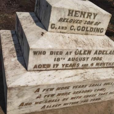 GOLDING Henry -1906