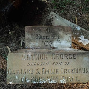 ORDEMAUN Arthur George 1896-1918