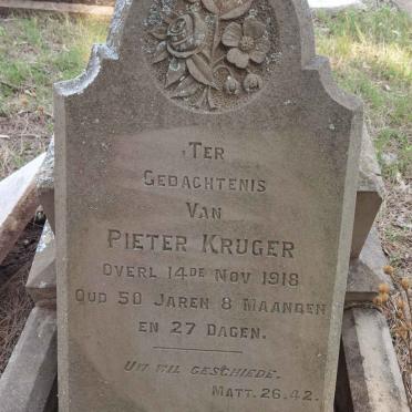 KRUGER Pieter -1918
