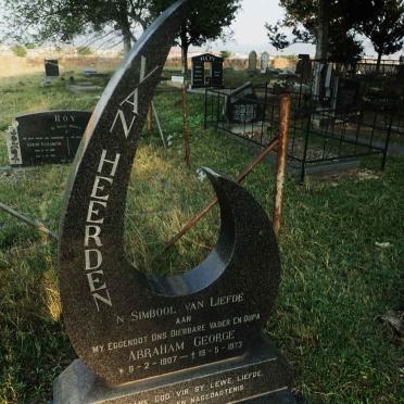 HEERDEN Abraham George, van 1907-1973