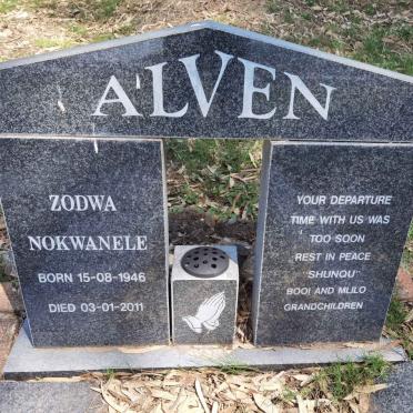 ALVEN Zodwa Nokwanele 1946-2011
