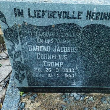 TROMP Barend Jacobus Cornelius 1903-1953