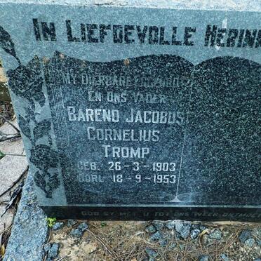 TROMP Barend Jacobus Cornelius 1903-1953